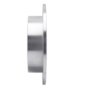 Subaru Impreza Brake Rotor (1) - Rear Left - R1 Concepts - Drilled & Slotted - Silver - `08-`15